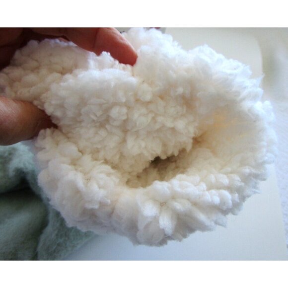 Comfort Socks with Non Slip ABS Soles - Ladies OS - Light Green Very Soft - NWT - Picture 8 of 10